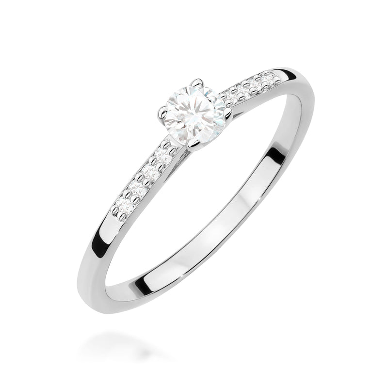 Inel Aur 14K cu Diamante Naturale 0.32 ct, imaginea 9 din 12