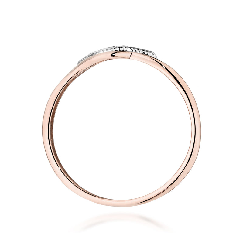 Inel Aur 14K cu Diamante Naturale 0.05 ct, imaginea 7 din 12