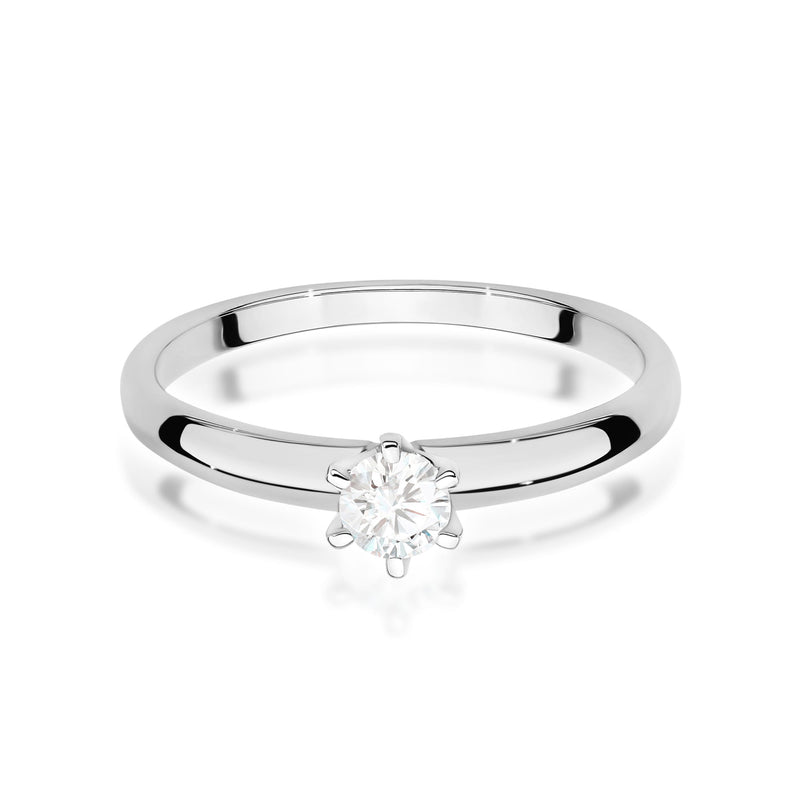 Inel Aur 14K cu Diamant Natural 0.25 ct, imaginea 10 din 12