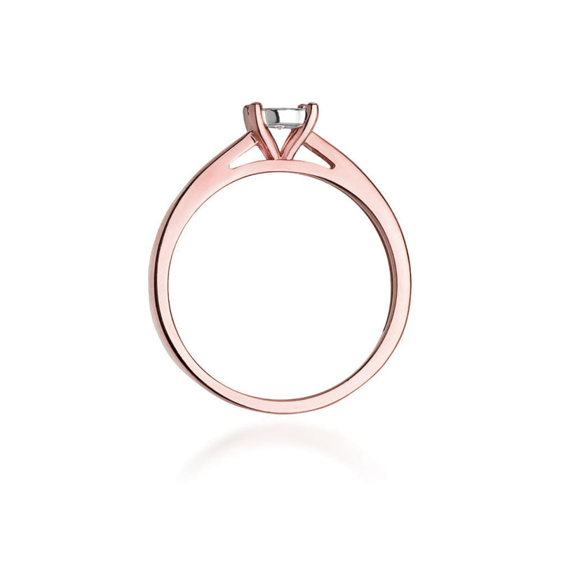 Inel Aur 14K cu Diamant de Laborator 0.08 ct, imaginea 7 din 12