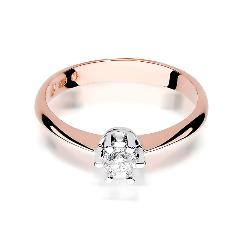 Inel Aur 14K cu Diamant de Laborator 0.25 ct, imaginea 6 din 12