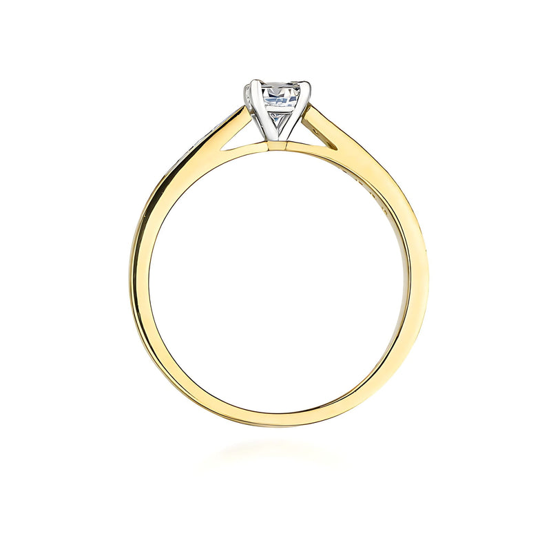 Inel Aur 14K cu Diamante de Laborator 0.36 ct, imaginea 3 din 12