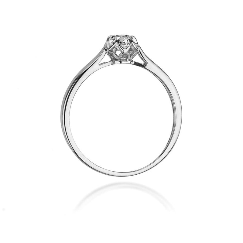 Inel Aur 14K cu Diamant de Laborator 0.15 ct, imaginea 11 din 12