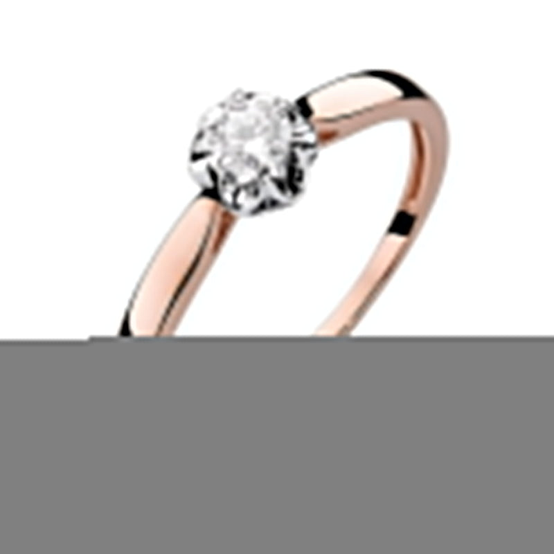 Inel Aur 14K cu Diamant de Laborator 0.15 ct, imaginea 5 din 12