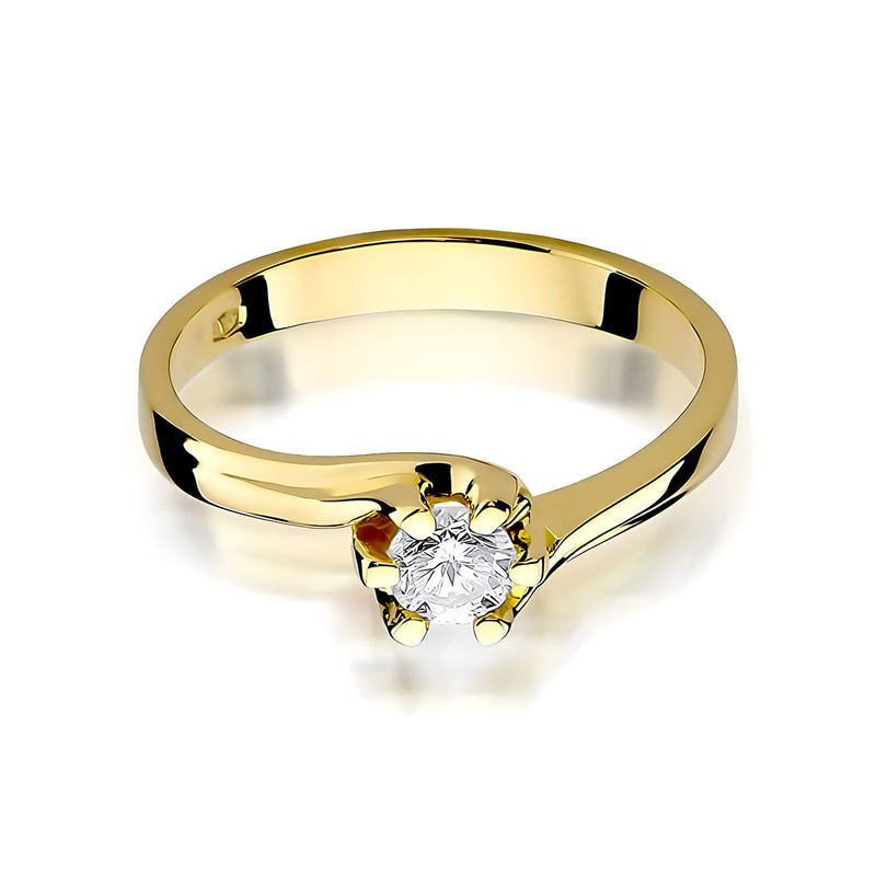Inel Aur 14K cu Diamant de Laborator 0.30 ct, imaginea 2 din 12