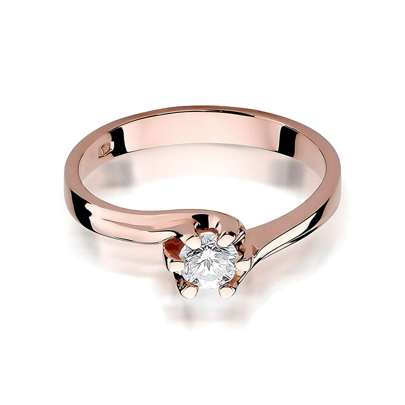 Inel Aur 14K cu Diamant de Laborator 0.30 ct, imaginea 6 din 12
