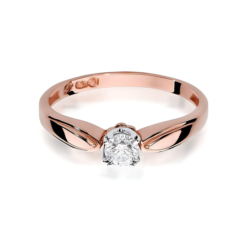 Inel Aur 14K cu Diamant de Laborator 0.25 ct, imaginea 6 din 12