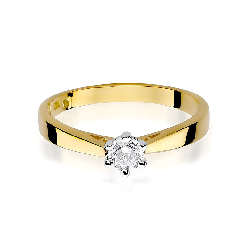 Inel Aur 14K cu Diamant de Laborator 0.25 ct, imaginea 2 din 9