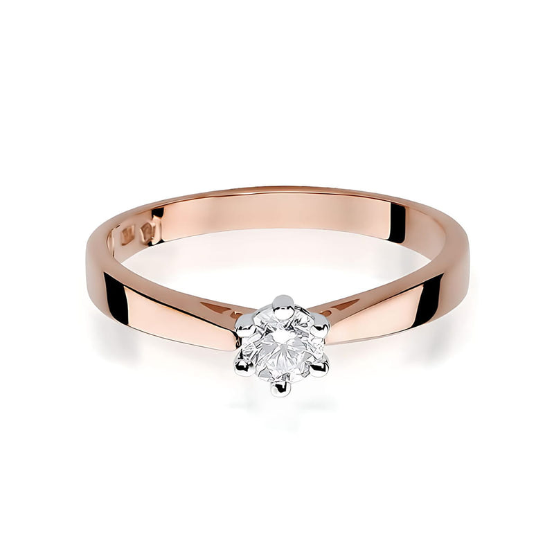Inel Aur 14K cu Diamant de Laborator 0.25 ct, imaginea 5 din 9