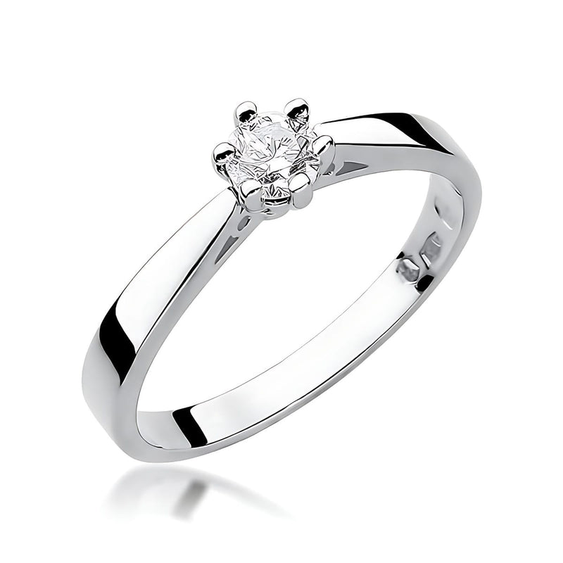 Inel Aur 14K cu Diamant de Laborator 0.25 ct, imaginea 7 din 9
