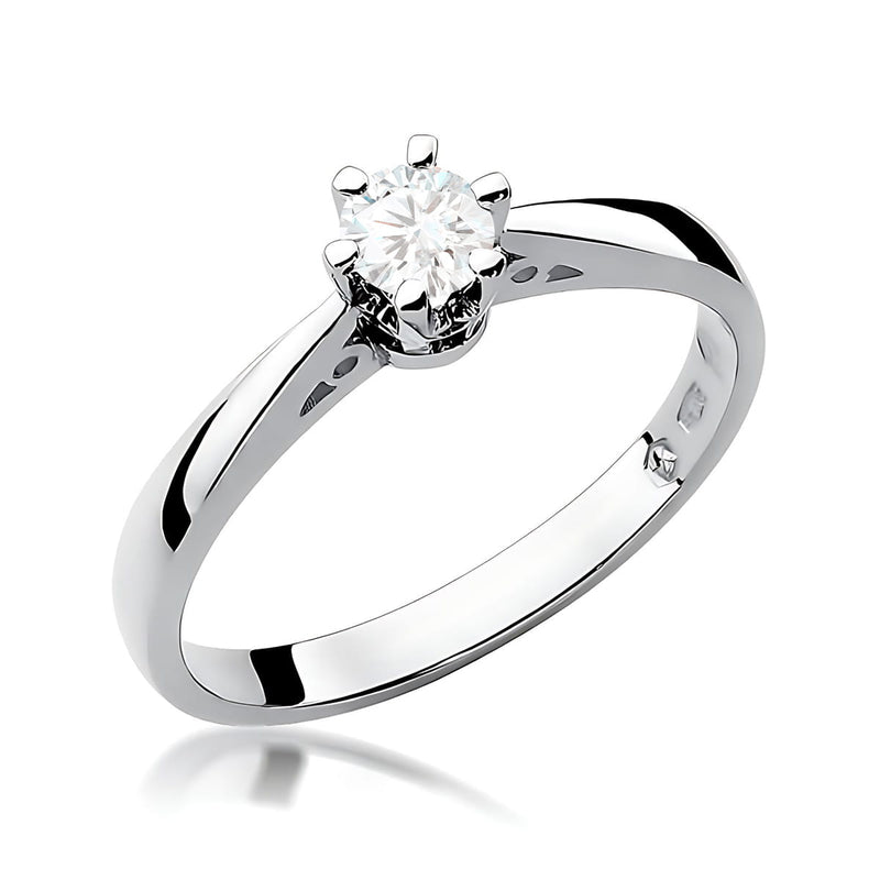 Inel Aur 14K cu Diamant de Laborator 0.25 ct, imaginea 9 din 12