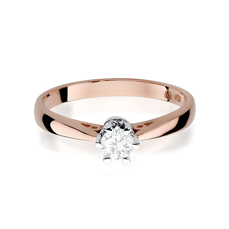 Inel Aur 14K cu Diamant de Laborator 0.25 ct, imaginea 6 din 12
