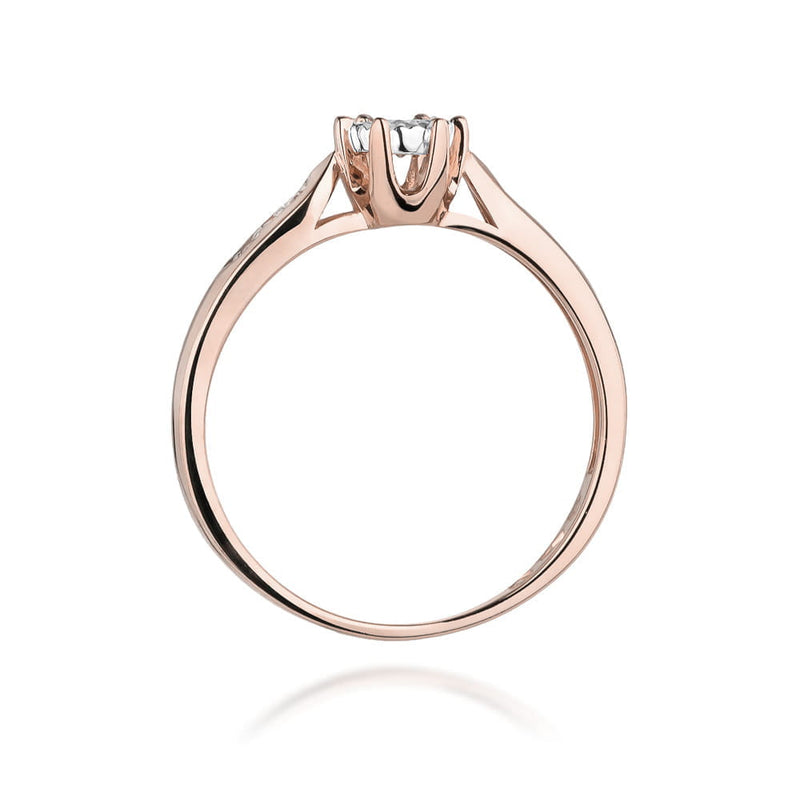 Inel Aur 14K cu Diamante de Laborator 0.13 ct, imaginea 7 din 12