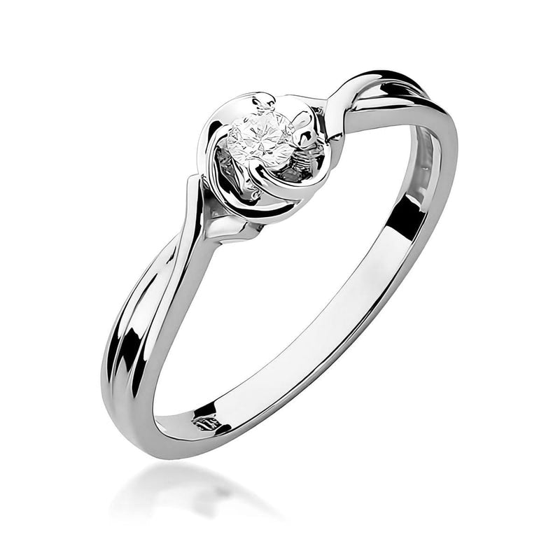Inel Aur 14K cu Diamant de Laborator 0.10 ct, imaginea 9 din 12