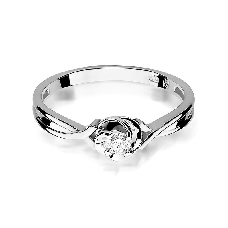 Inel Aur 14K cu Diamant de Laborator 0.10 ct, imaginea 10 din 12