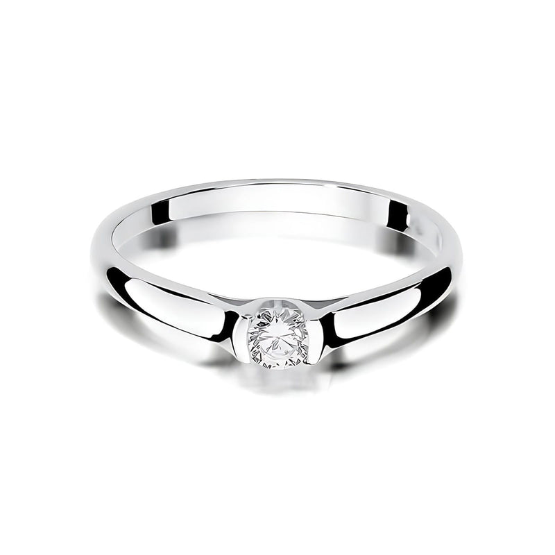 Inel Aur 14K cu Diamant de Laborator 0.15 ct, imaginea 10 din 12