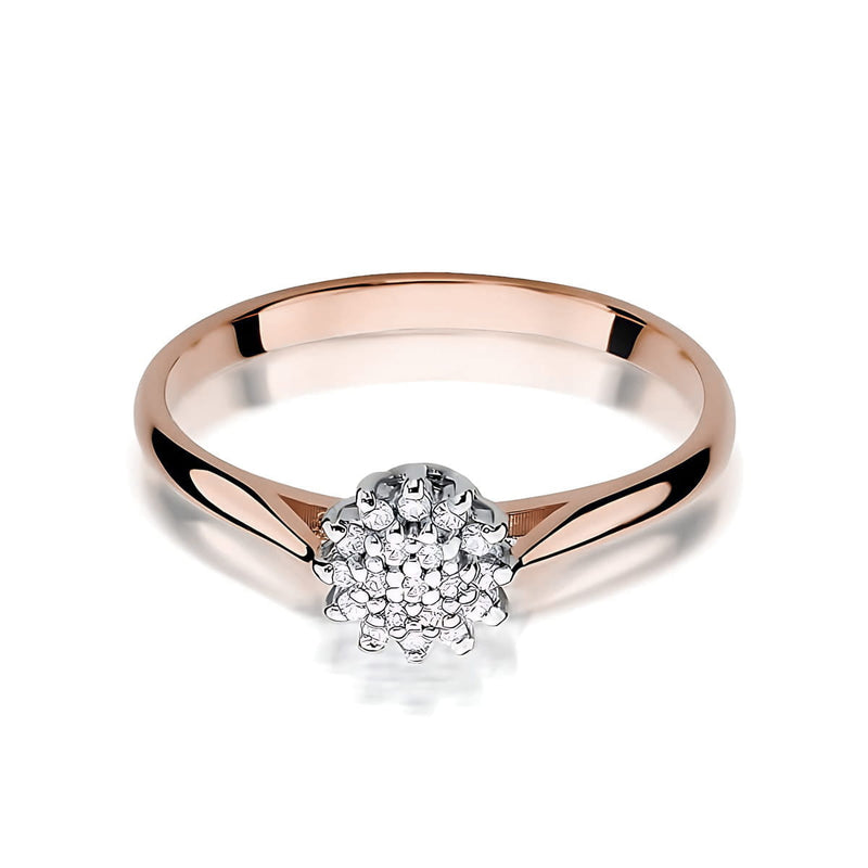 Inel Aur 14K cu Diamante de Laborator 0.10 ct, imaginea 6 din 12