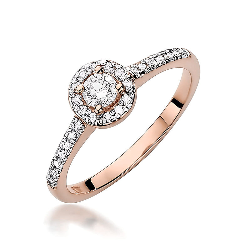 Inel Aur 14K cu Diamante de Laborator 0.28 ct, imaginea 5 din 12
