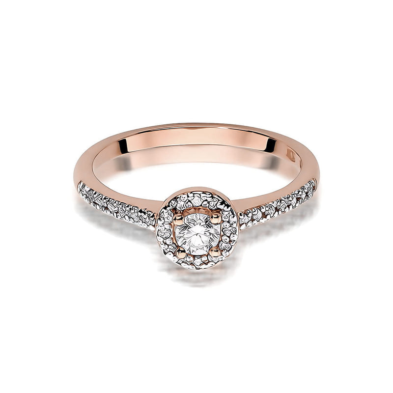 Inel Aur 14K cu Diamante de Laborator 0.28 ct, imaginea 6 din 12