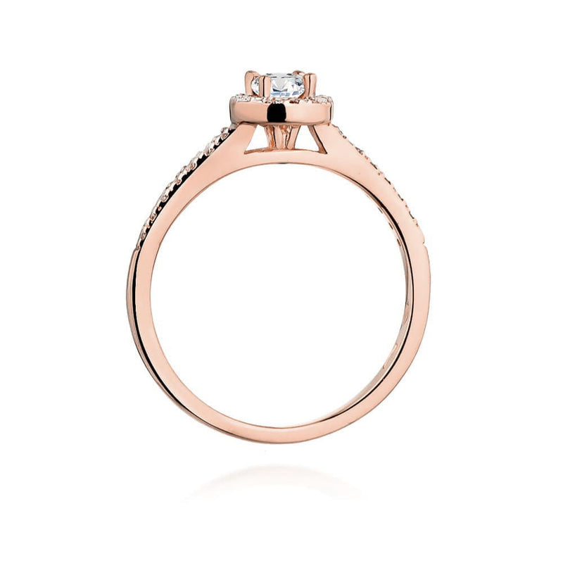 Inel Aur 14K cu Diamante de Laborator 0.28 ct, imaginea 7 din 12