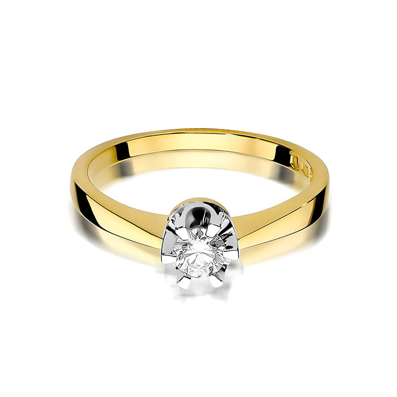 Inel Aur 14K cu Diamant de Laborator 0.25 ct, imaginea 2 din 12