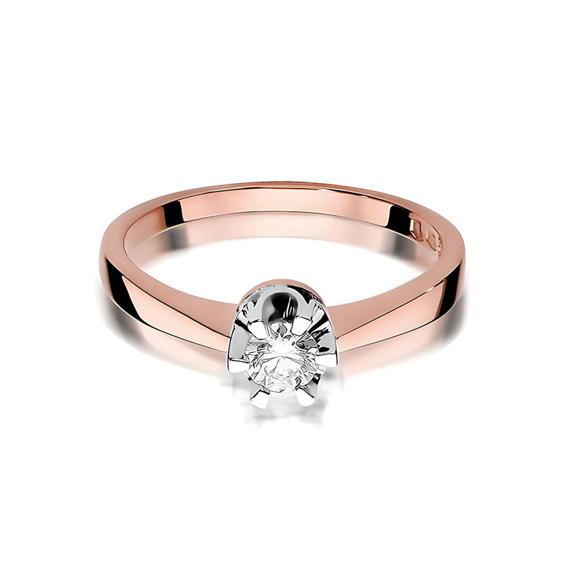 Inel Aur 14K cu Diamant de Laborator 0.25 ct, imaginea 6 din 12