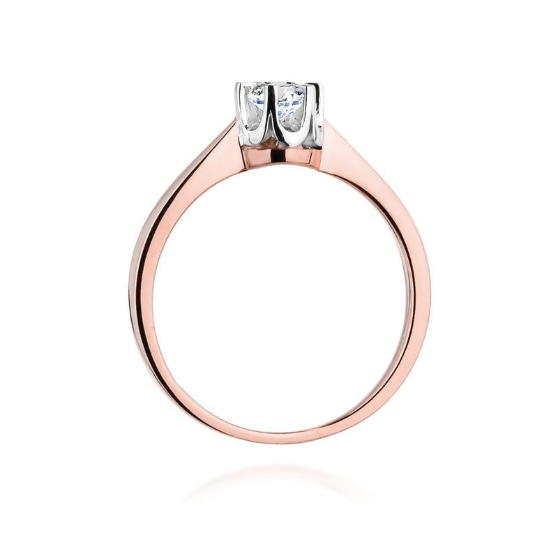Inel Aur 14K cu Diamant de Laborator 0.25 ct, imaginea 7 din 12