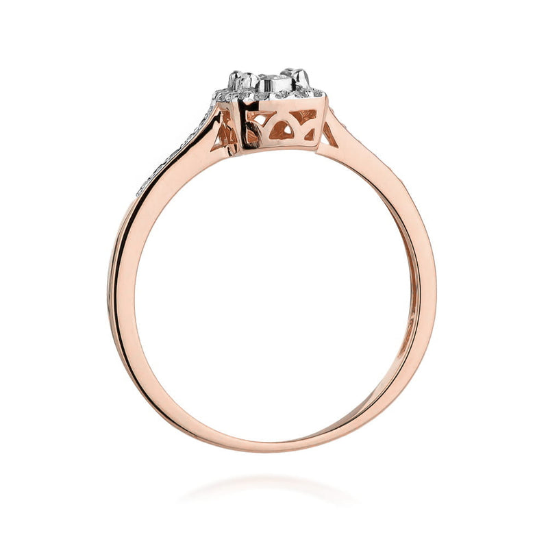 Inel Aur 14K cu Diamante de Laborator 0.21 ct, imaginea 7 din 12