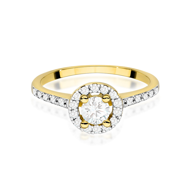 Inel Aur 14K cu Diamante de Laborator 0.52 ct, imaginea 2 din 12