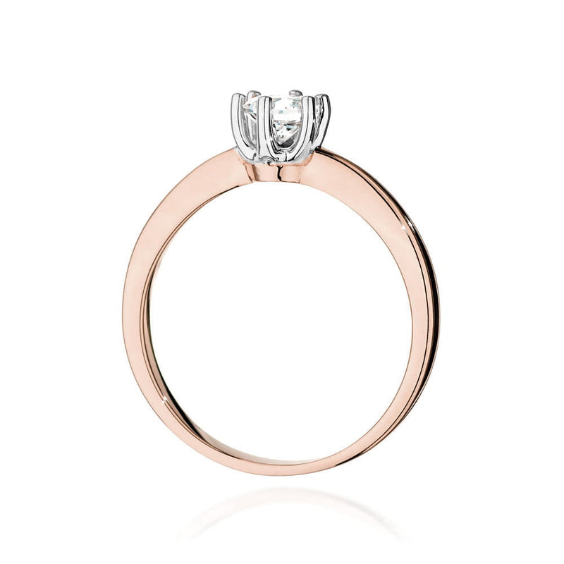 Inel Aur 14K cu Diamant de Laborator 0.40 ct, imaginea 7 din 12