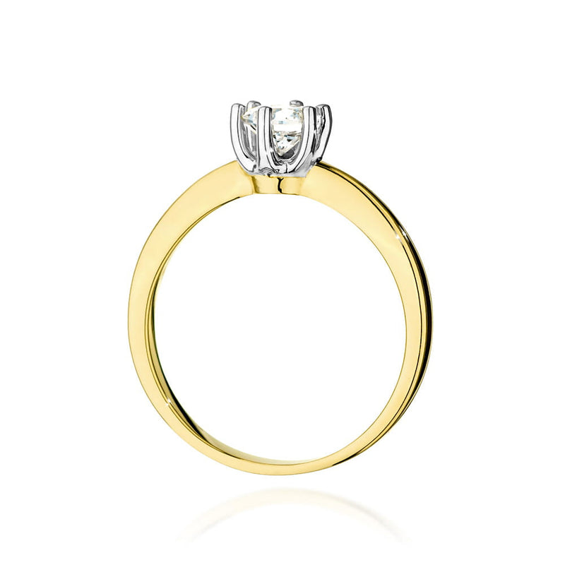 Inel Aur 14K cu Diamant de Laborator 0.50 ct, imaginea 3 din 12