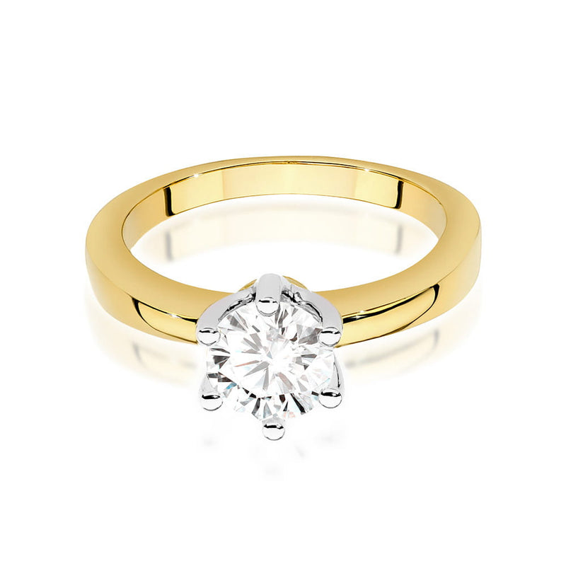 Inel Aur 14K cu Diamant de Laborator 0.70 ct, imaginea 2 din 12