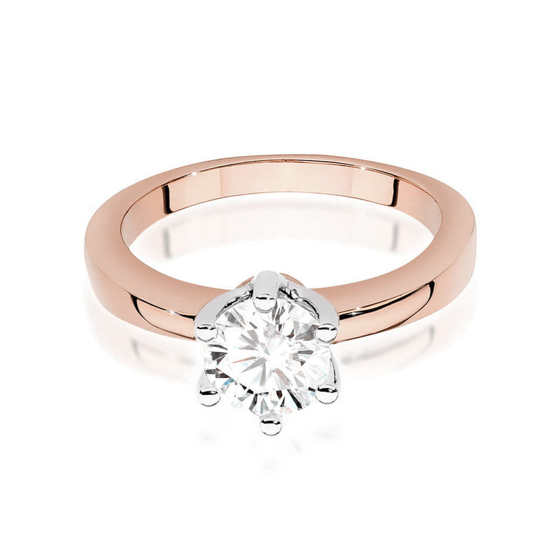 Inel Aur 14K cu Diamant de Laborator 0.70 ct, imaginea 6 din 12