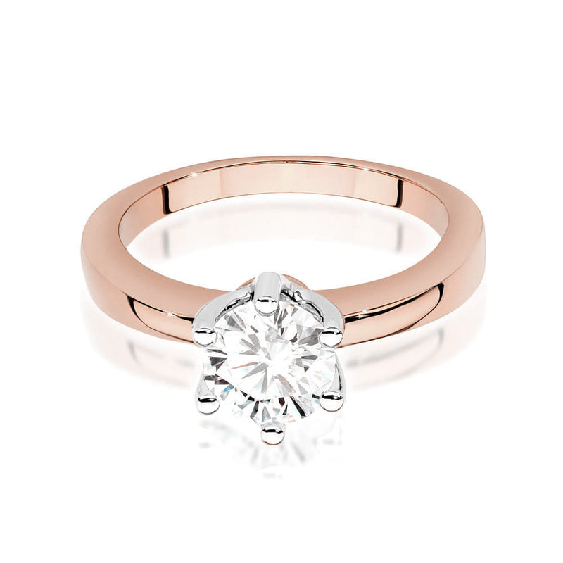 Inel Aur 14K cu Diamant de Laborator 0.70 ct, imaginea 6 din 12