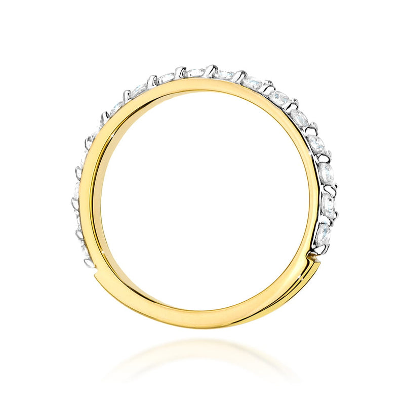 Inel Aur 14K cu Diamante de Laborator 0.34 ct, imaginea 3 din 12