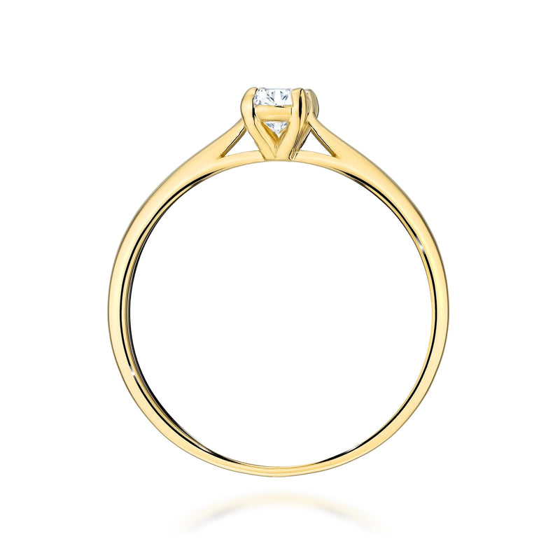 Inel Aur 14K cu Diamant de Laborator 0.30 ct, imaginea 3 din 12