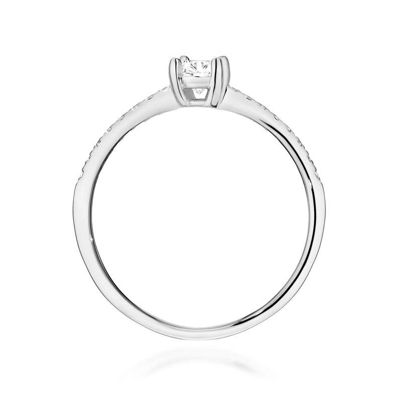 Inel Aur 14K cu Diamante de Laborator 0.38 ct, imaginea 11 din 12