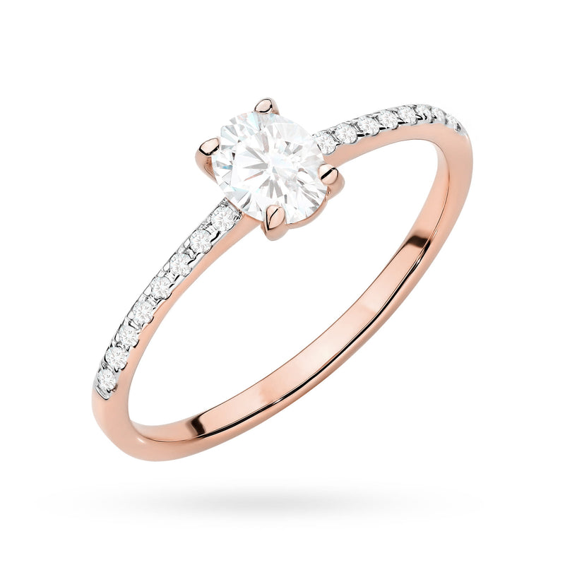 Inel Aur 14K cu Diamante de Laborator 0.38 ct, imaginea 5 din 12