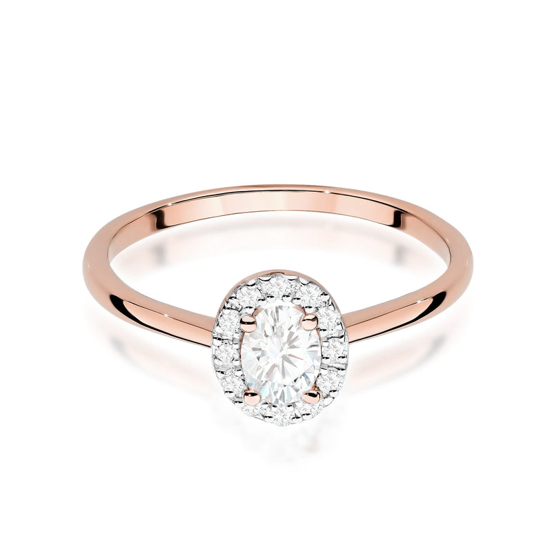 Inel Aur 14K cu Diamante de Laborator 0.40 ct, imaginea 6 din 12