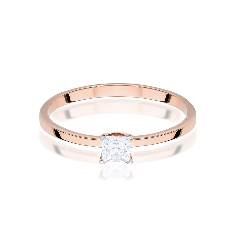 Inel Aur 14K cu Diamant de Laborator 0.30 ct, imaginea 6 din 12