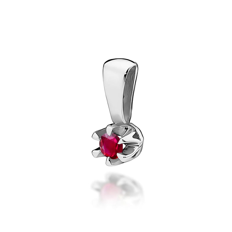 Pandantiv Aur 14K cu Rubin 0.15 ct, imaginea 5 din 6