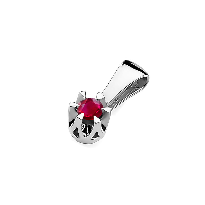 Pandantiv Aur 14K cu Rubin 0.15 ct, imaginea 6 din 6