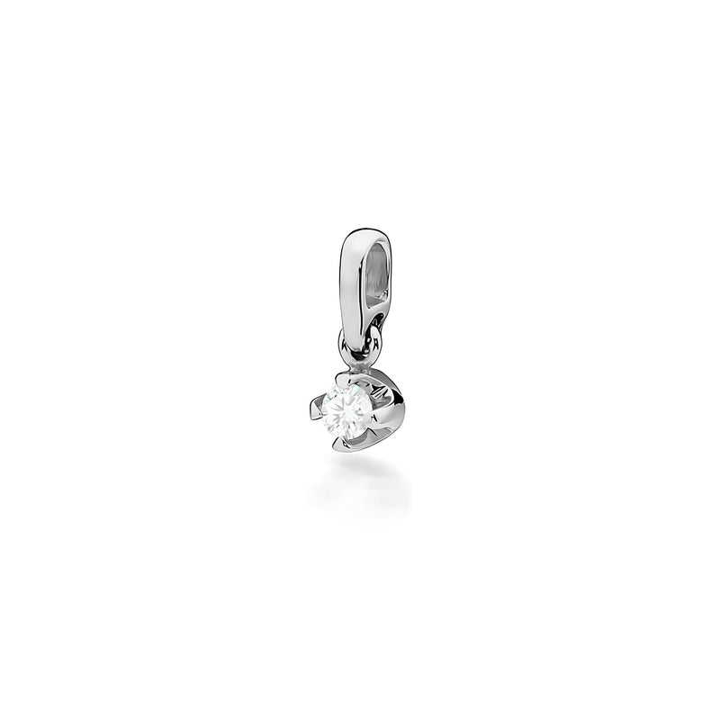 Pandantiv Aur 14K cu Diamant Natural 0.08 ct, imaginea 5 din 6