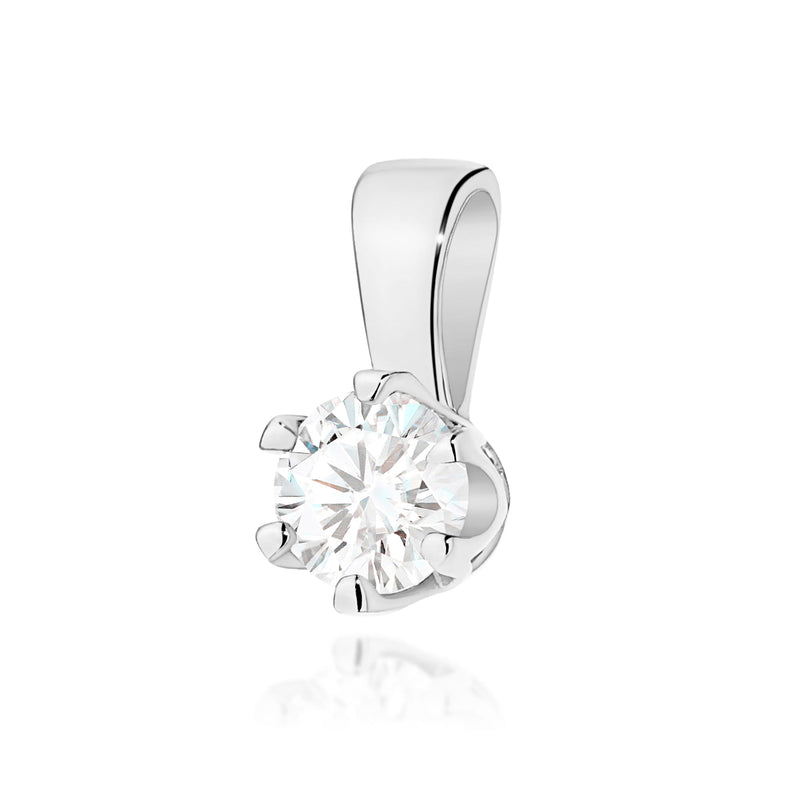 Pandantiv Aur 14K cu Diamant Natural 0.30 ct, imaginea 7 din 9
