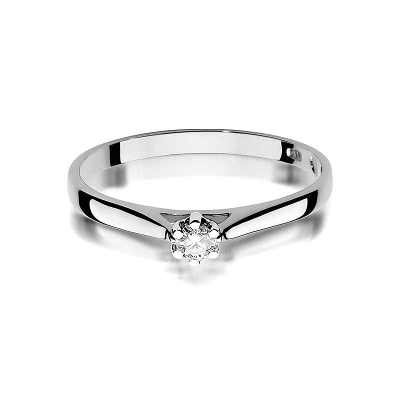 Inel Aur 14K cu Diamant de Laborator 0.10 ct, imaginea 10 din 12