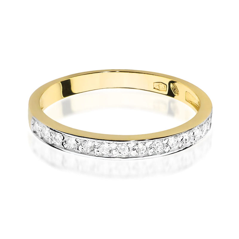 Inel Aur 14K cu Diamante Naturale 0.20 ct, imaginea 2 din 12