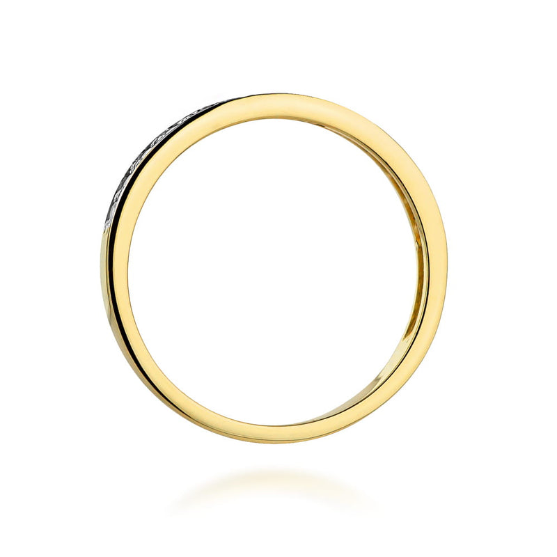 Inel Aur 14K cu Diamante Naturale 0.20 ct, imaginea 3 din 12