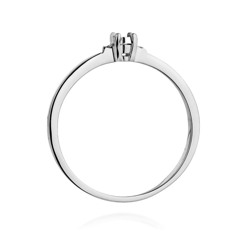 Inel Aur 14K cu Diamante Naturale 0.02 ct, imaginea 11 din 12