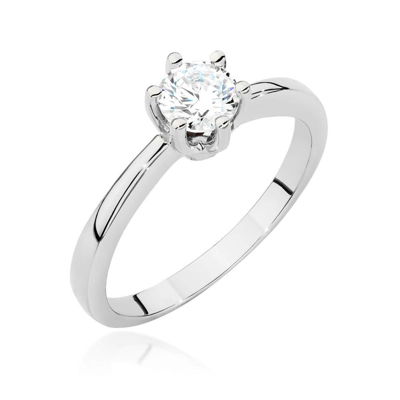 Inel Aur 14K cu Diamant Natural 0.50 ct, imaginea 9 din 12