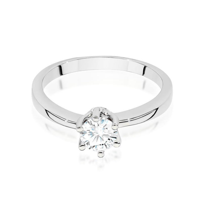 Inel Aur 14K cu Diamant Natural 0.50 ct, imaginea 10 din 12